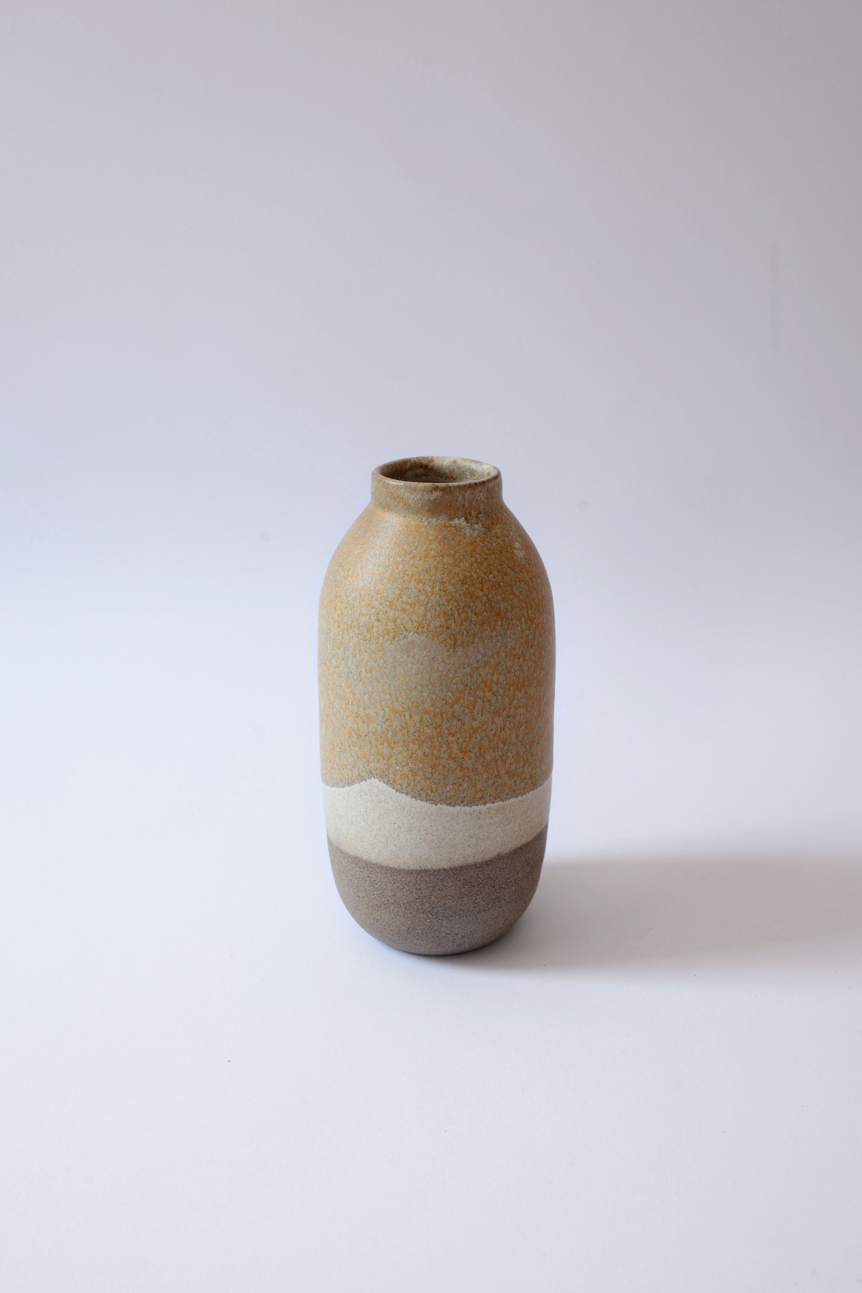 Gold & White Vase